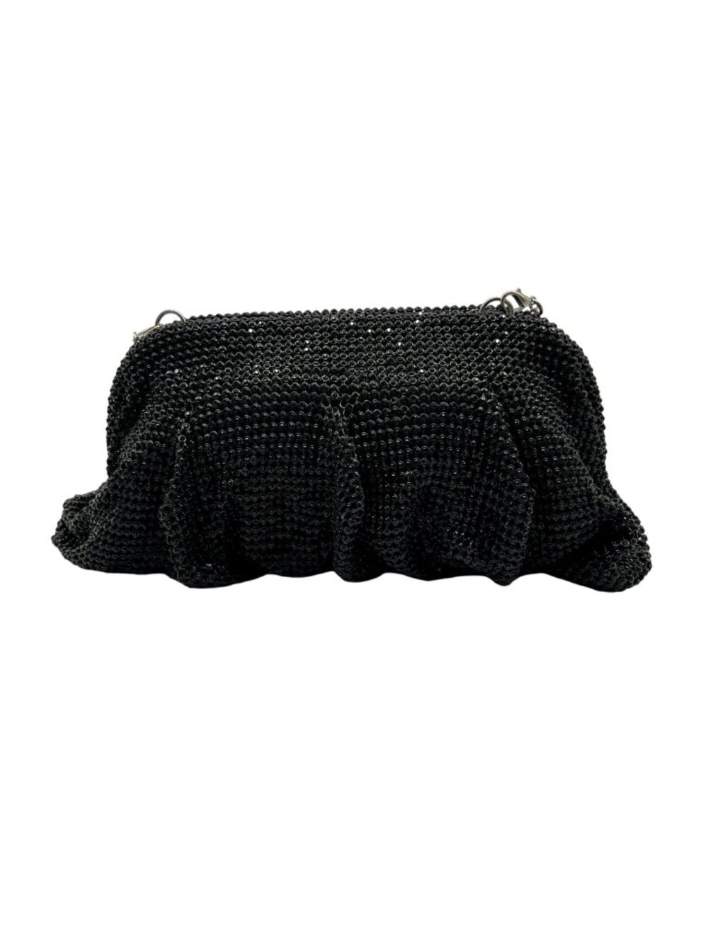 I.N.C. International Concepts Black Rhinestone Net Clutch and Crossbody Bag